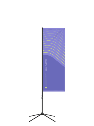 Fly banner recto M - 340 cm