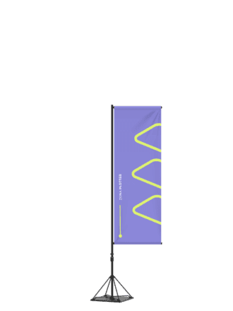 Flag banner exterior S - 415 cm