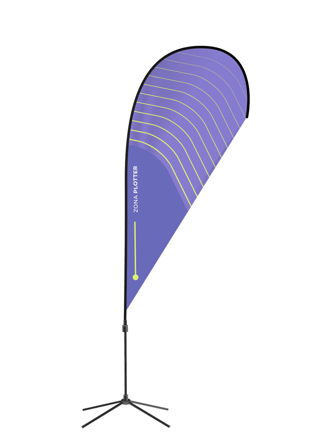 Fly Banner Lágrima L - 350 cm - Imagen 2