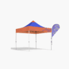 carpa con fly banner