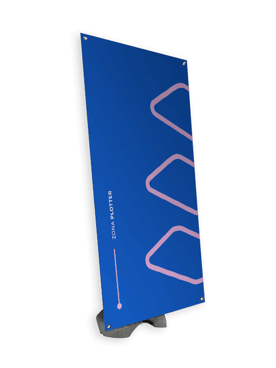 X-Banner Exterior Kiel - 90 x 175 cm - Imagen 2
