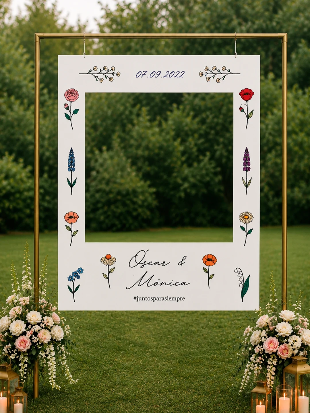 Marco Instagram Boda Floral - Imagen 3